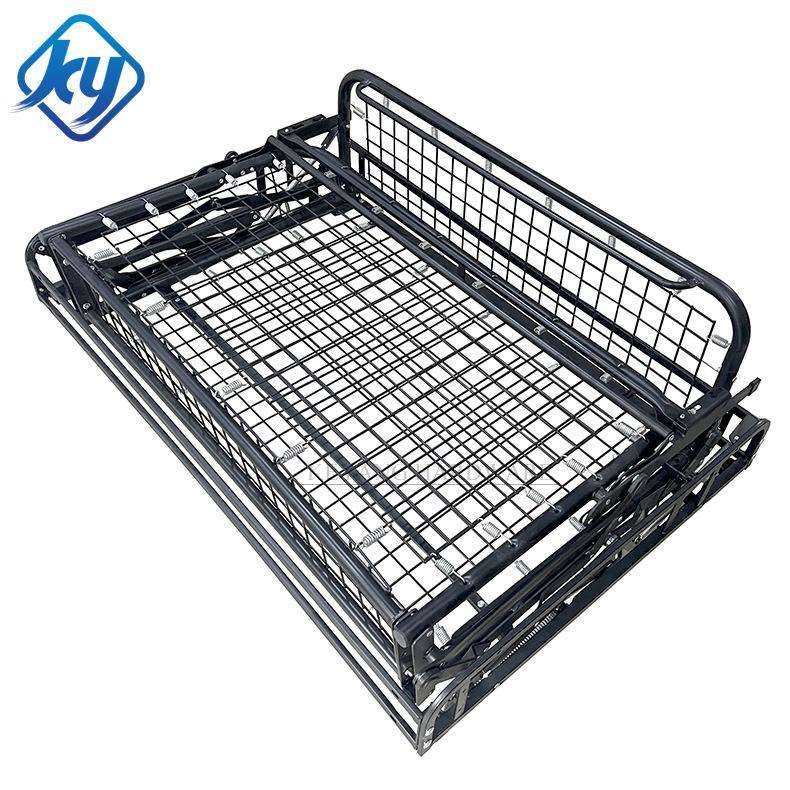 多功能翻折沙发床铁架隐形折叠沙发五金三折铁网钢架小户型两用