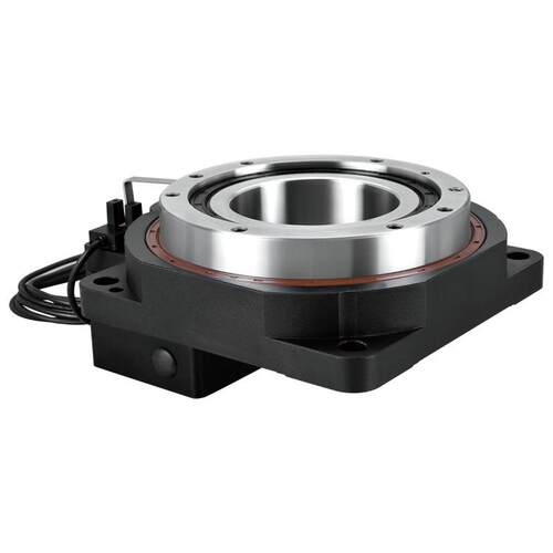 130高精密中空旋转平台减速机200W400W57步进360度定位伺服工作台