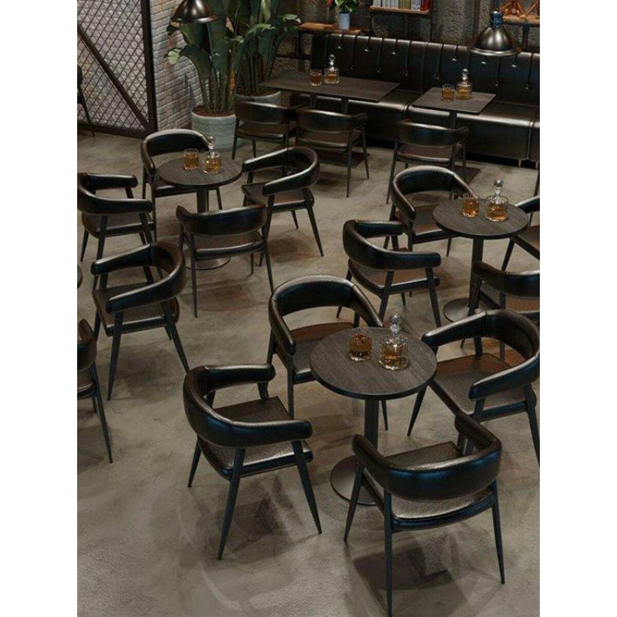 网红酒吧KTV卡座沙发奶茶店桌椅复古酒馆咖啡西餐厅卡座靠墙沙发