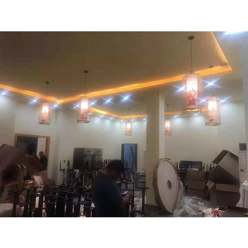 库克群岛关岛新喀里多尼亚日式灯笼榻榻米火锅店竹艺灯具日式竹灯
