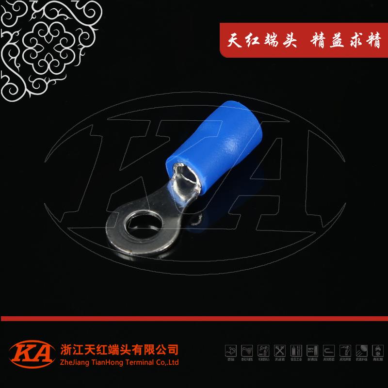 长期供应RV2-5冷压端头O型环形预绝缘接头PVC材质护套端子