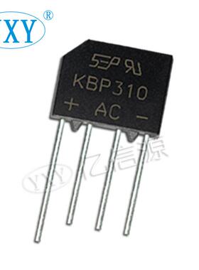 KBP310桥堆KBP307整流桥小电流直插DIP-4KBP封装