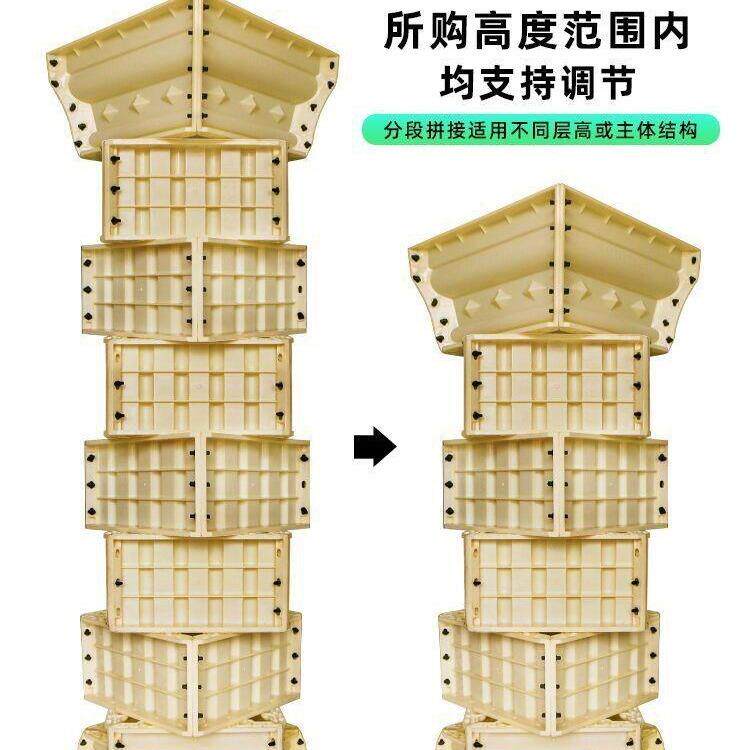 加厚罗马柱子模具方柱模型别墅大门四方形水泥柱装饰建筑模板全套
