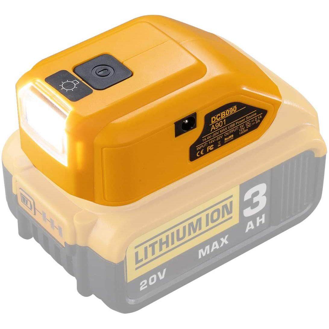 适用德伟14.4-18v锂电USB+tyc带DC口输出DCB090LED充电工具灯,农用物资,其他肥料,淘宝优惠券,粉丝福利购,淘宝优惠卷