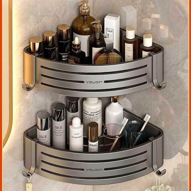 卫生间置物架免打孔厕所洗漱台墙角壁挂收纳神器洗手间浴室三角架,农用物资,其他肥料,淘宝优惠券,粉丝福利购,淘宝优惠卷