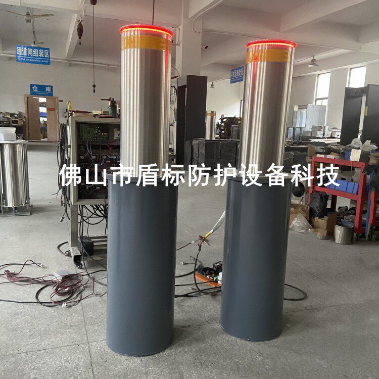 学校大门警示桩自动伸缩防撞柱隐形升降挡车桩遥控智能升降立柱