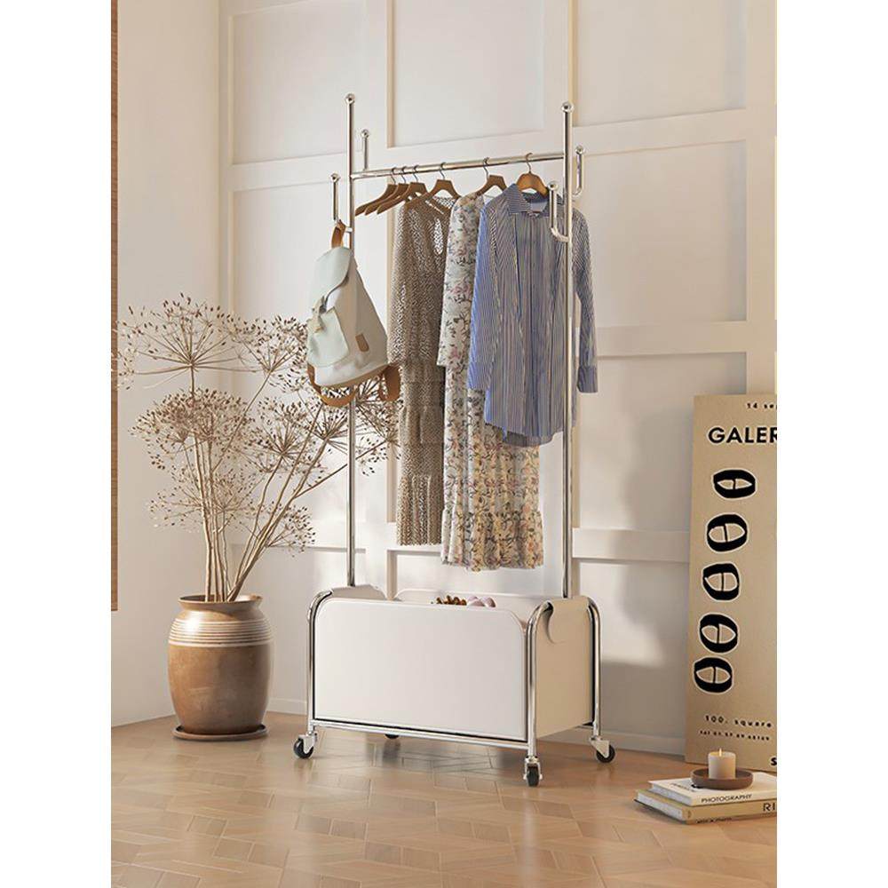 北欧卧室落地挂衣架家用可移动衣帽架简易轻奢收纳客厅不锈钢衣架,农用物资,其他肥料,淘宝优惠券,粉丝福利购,淘宝优惠卷