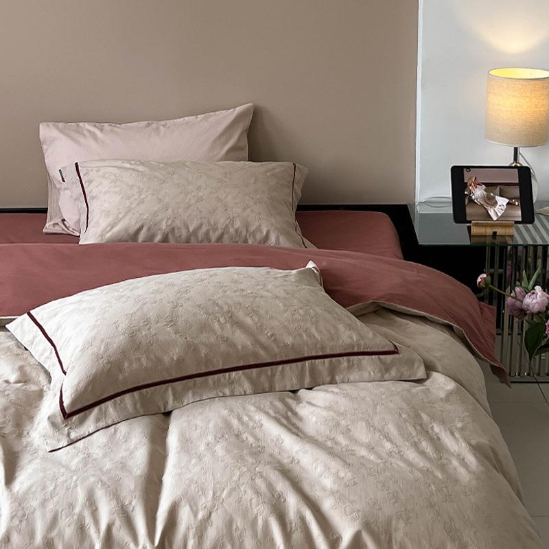 美复提花丨四件套床全棉纯棉式单被古EOW套轻奢感磨毛秋冬季床品