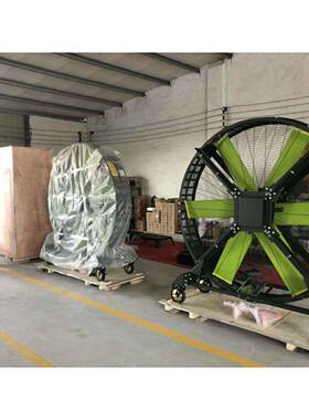 商用工业风扇体育降馆厅食堂餐舞移蹈健65711身房大型推车式动风