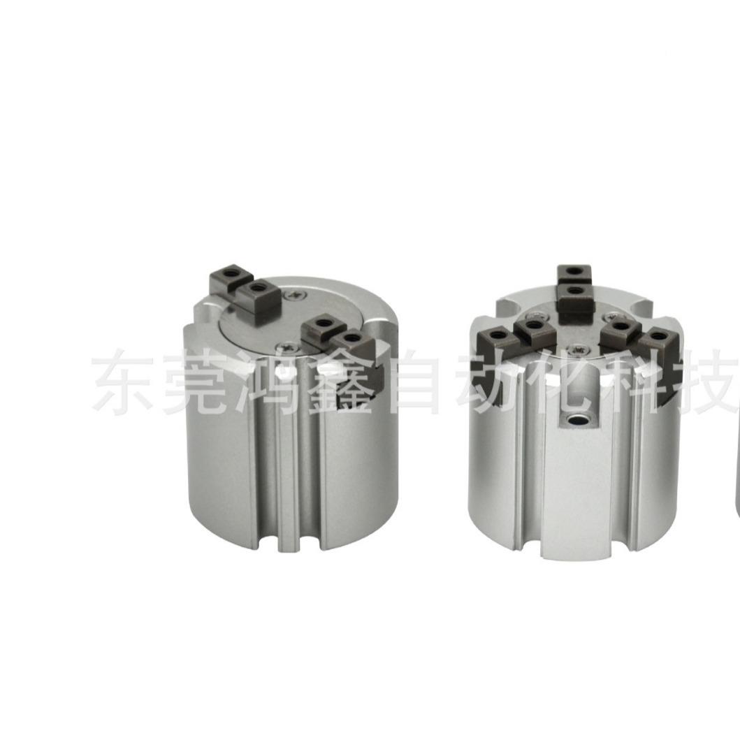 手无品牌/指夹紧缸MH气2二爪MHSS3三爪MH4S四爪卡盘气动机械快速