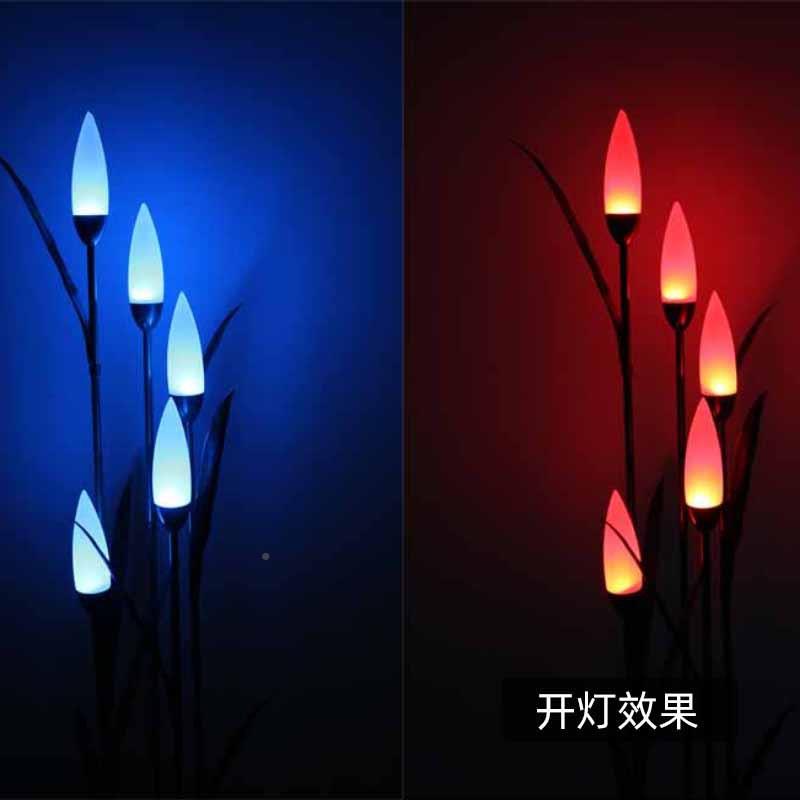 插现货led户外芦苇灯景观广场草力坪地灯008磨砂亚克苇棒芦灯暖白