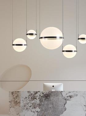 设计师亚圆克力27288导板餐创意球吊灯客厅楼梯厅酒店现代轻光奢