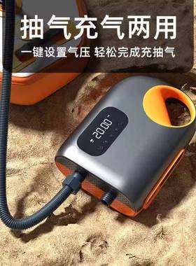 户外皮划艇冲舟泵SUP桨板大功YRC率智2能打气新款锋1V高压电动充