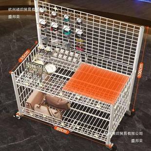 摆摊小推夜车冰出771粉摊商移动货用架可折叠市寿司地摊手推花车