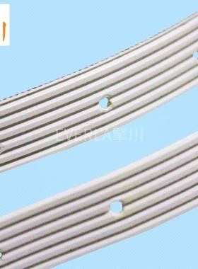 擎川白色条PVC传送带孔防静电打传输带耐高温直纹UIQ输送专带厂制