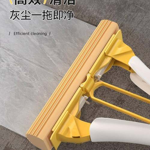 海绵拖头2棉0把25布年新款家用76对折式一拖净拖胶吸水拖把