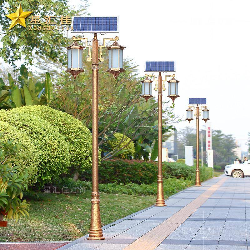 高灯户外防水太阳能家用院花子小区园别XHJ-TY63墅杆庭中院3米式