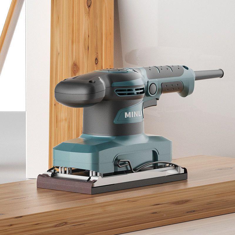 闽砂纸打磨家具219板木材油漆平砂木光机工抛光墙面腻子电立动磨