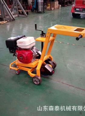 凝土路小面开槽机ST-18混0型路槽面切割开机手扶水322泥开缝机