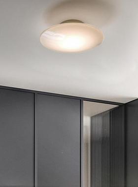 led吸顶灯圆卧室灯简约505现代房道间面包灯过形客厅灯中山灯具