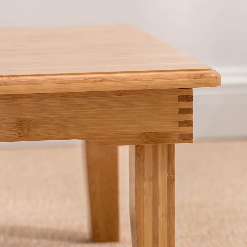 cs楠竹折叠桌大山恋竹炕桌用吃饭小子家实方木质正形榻榻米地桌餐