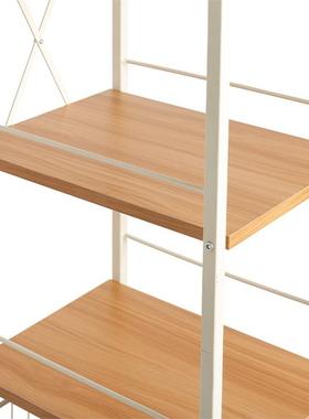 密厂家直供厨房微NKC度波炉置物架金属落地收纳架板多层架杂物货