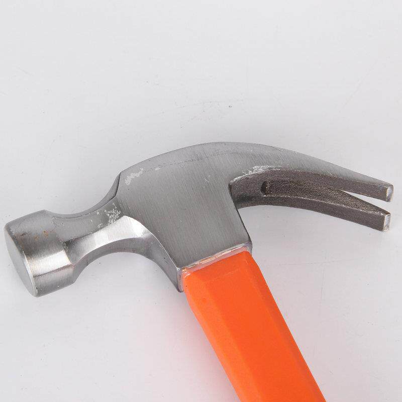 羊角厂锤45#头羊钢16OZ羊角锤纤维柄羊角锤起订锤榔16OZ工业级角