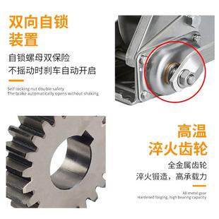 1200小型304手摇双式 向绞自锁绞手动绞车盘钢丝绳不锈钢手634摇盘