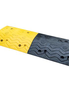 橡胶减速坡带橡胶线槽交通设施速板VPR路沿斜坡减垫