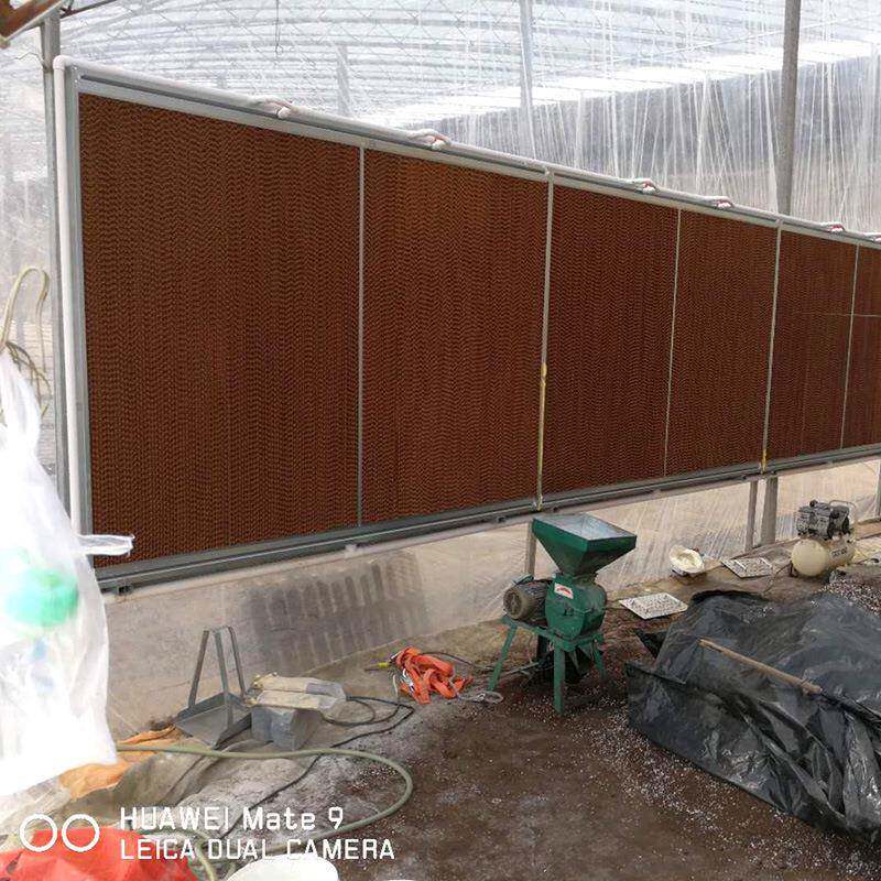 业降温水棚帘墙养殖湿帘水帘工纸10cm温室大板镀锌铝合金水帘纸芯