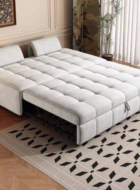 劳伦斯折叠沙床功能小HAJ户发型单人用懒人客厅两卧室可伸缩多沙