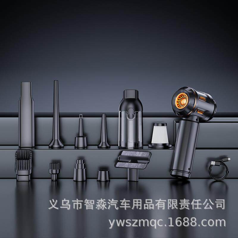 车载吸吸尘器手持体无刷大无品牌/功率除尘充气一大力两用迷你吹