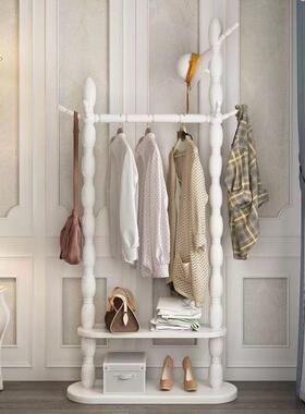 TKZ木挂门衣架落地卧室衣帽架衣架欧厅式门入实户客厅简约一体式