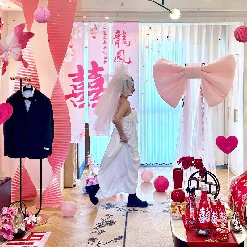 粉色婚房12393346屋布套置装结婚装饰男方用婚礼新房女方卧室全婚,节庆用品/礼品,陪嫁用品套装,淘宝优惠券,粉丝福利购,淘宝优惠卷