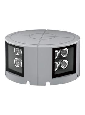 厂家直销21源户外防水LED四向点光外壳套件十字星光方形十字星光