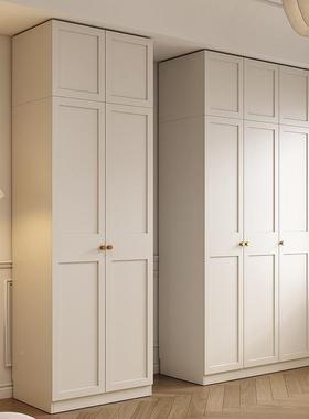 fLE奶油风家x-45济用卧衣柜现代简约经型小户型轻奢室组合法式大