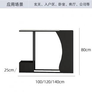 dn简d现代玄关桌轻奢约极窄门廊创意大理石走入户高端花架HBZ玄厅