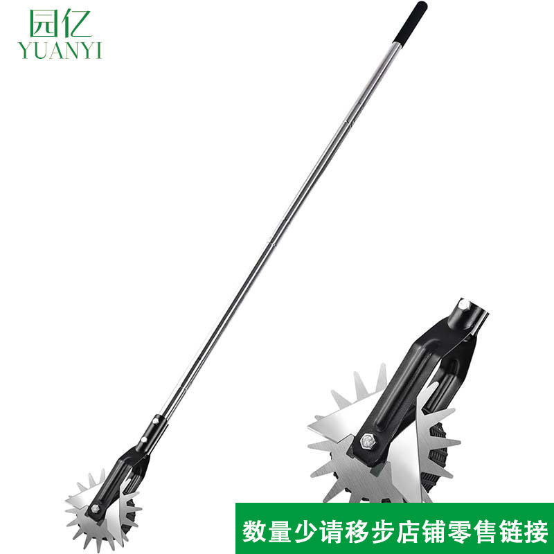 轮式旋转可拆卸手动草坪修边机