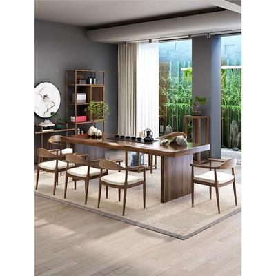 实木茶大桌茶一体泡茶DRZ桌椅盘组合现简约家用功夫板茶台后现代