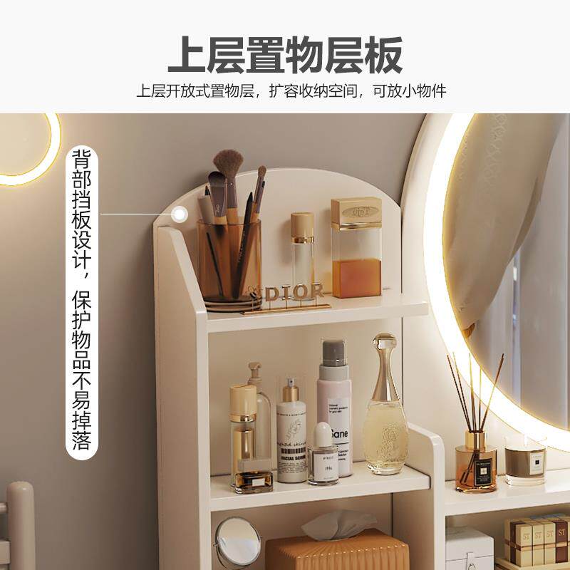 约欧式妆桌台卧TJM室简年新书化妆桌一体化妆台梳妆梳桌子
