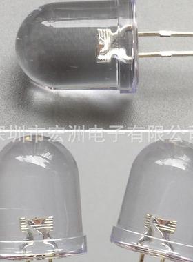 f10圆头七彩慢闪LED10MMR汽GB闪灯车灯HB-1195F10慢闪用LED灯珠