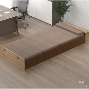 叠床单人多功能风琴纸办床公室床午休家用伸245缩便携双人折床陪