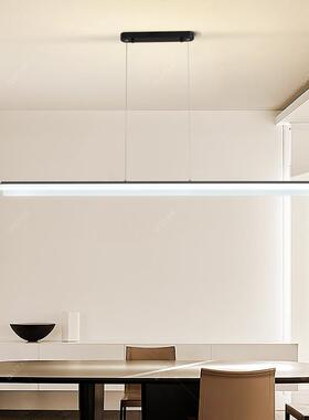 中山灯le长条灯现代d简40624约网红用吧台极简一字长家条餐具厅灯