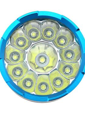 2颗5king12L050UV紫光1手6电筒195NM波长强光使用4节850充电12T6