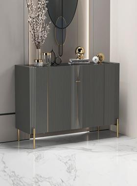 轻玄柜奢入户玄关柜时尚简约45812走廊道柜大理过石关玄关柜美式