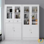 钢制办公室件柜文铁皮203柜子档案料柜资财务凭证带更锁衣柜储物