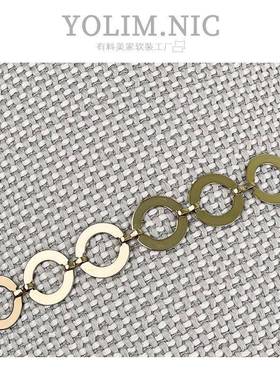 现简约样板间装饰枕靠CDZ枕米灰色棉麻肌理腰方长形售楼处靠垫腰