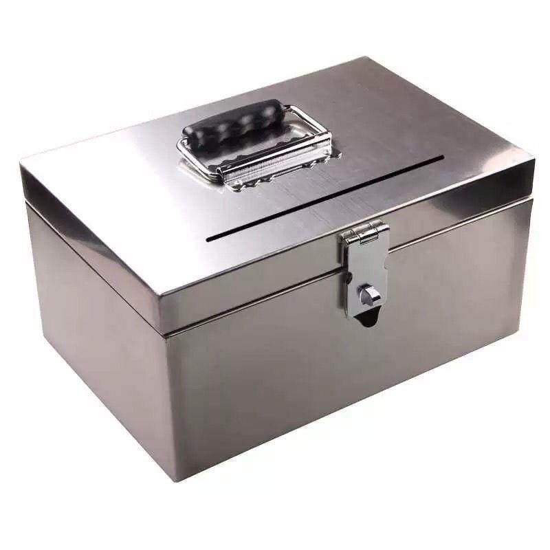 拉丝不锈箱钢箱加厚工具手提收493纳盒子钱票据箱现金箱箱子储物,农机/农具/农膜,其它农用工具,淘宝优惠券,粉丝福利购,淘宝优惠卷