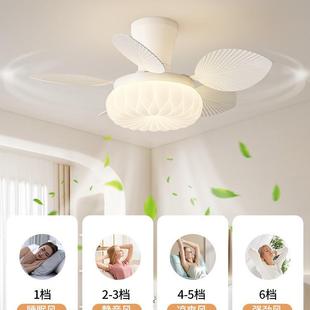 儿童风5房风扇吊灯202年新款 奶油卧室吊10间扇灯男孩女孩房中山灯