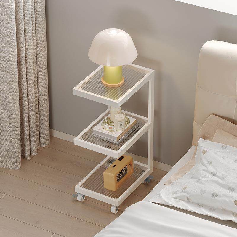 奶油风床头柜替代小型迷你超窄夹缝置物架现代简约卧室床头边柜子,电子元器件市场,其它元器件,淘宝优惠券,粉丝福利购,淘宝优惠卷